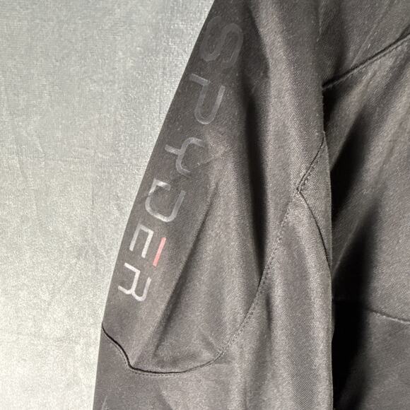 Spyder Active Mens Athletic NWT Jacket Prow-B Full Zip Black Lightweight Sz XL - Picture 7 of 7